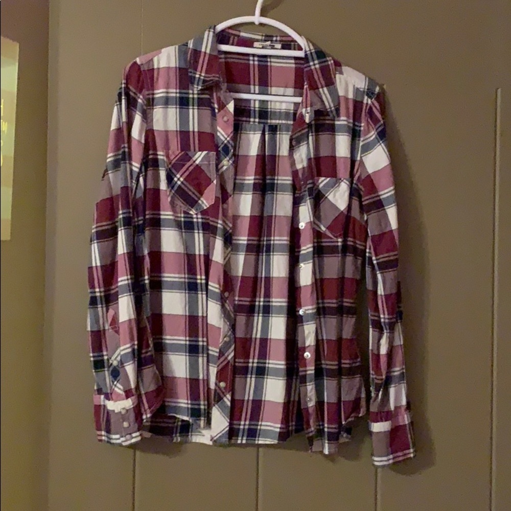 Flannel Pink/Purple, White and Blue